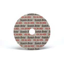 7000000694 Scotch-Brite™ EXL Unitized Wheel, XL-UW, 8A Medium, 3 in x 1/2 in x 3/8 in, 20 ea/Case