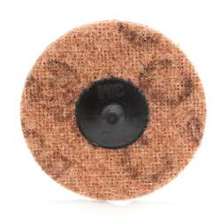 7000000756 Scotch-Brite™ Roloc™ Surface Conditioning Disc, SC-DR, A/O Coarse, TR, 3 in, with Scrim, 25/Carton, 100 ea/Case