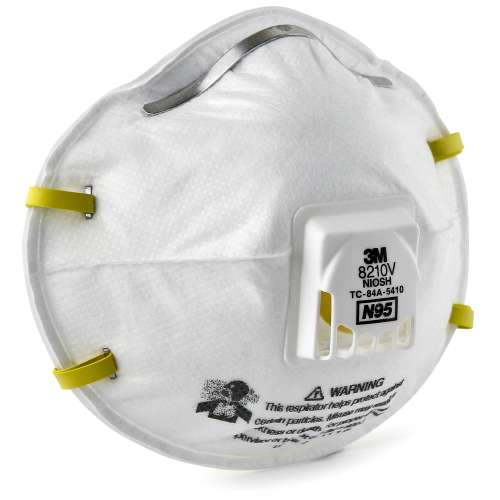 7000002462 8210V Particulate Respirator 8210V, N95 80 EA/Case