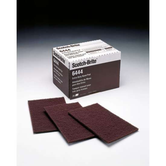 7000028548 Scotch-Brite™ Extra Duty Hand Pad 6444, 6 in x 9 in, 20/Carton, 3 Cartons/Case