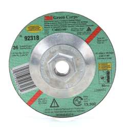 7000118488 Green Corps™ Cutting/Grinding Wheel, T27, 4-1/2 in x 1/8 in x 7/8 in, 36, 20/Carton, 40 ea/Case