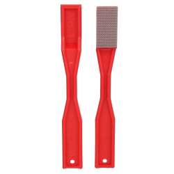 7100325790 Flexible Diamond Hand File 6210J, M74, Pattern 18, Red, 2-1/2 in x 1/4 in, NO 4, 10 ea/Case