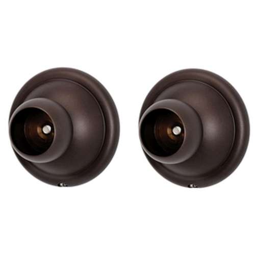 Shower Rod Brackets Traditional in Chocolate Bronze