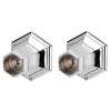 Shower Rod Brackets Traditional 2-3/8-in in Polished Chrome