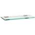 18-in Glass Shelf with Brackets Modern