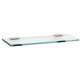 Arch A7550-24-PC 24-in Glass Shelf with Brackets Modern in Polished Chrome