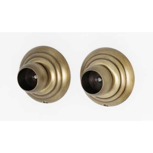 Shower Rod Brackets Traditional in Antique English Matte