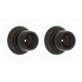 Shower Rod Brackets Transitional 2-in in Bronze