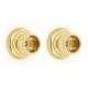 Shower Rod Brackets Transitional 2-in in Polished Brass