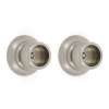 Shower Rod Brackets Transitional 2-in in Satin Nickel