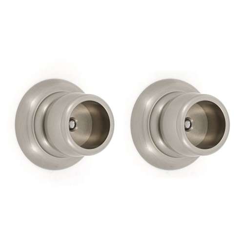 Shower Rod Brackets Transitional 2-in in Satin Nickel