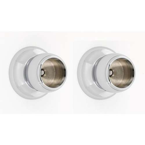 Shower Rod Brackets Transitional 1-7/16-in in Polished Chrome