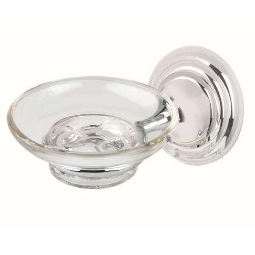 Soap Dish Traditional in Polished Chrome