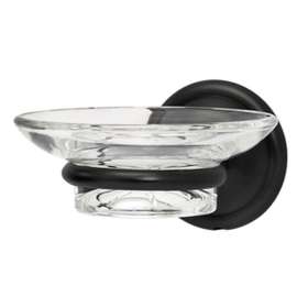 Soap Dish with Holder in Bronze