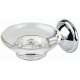Soap Dish with Holder in Polished Chrome