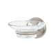 Soap Dish with Holder in Satin Nickel