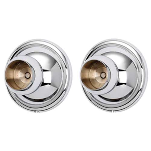 Shower Rod Brackets Traditional in Polished Chrome