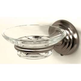 Soap Dish Traditional in Satin Nickel
