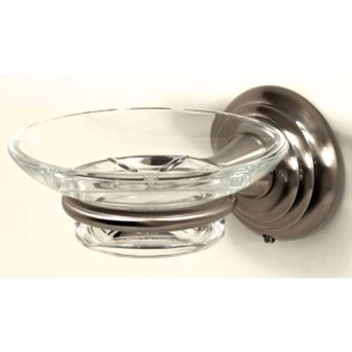 Soap Dish Traditional in Satin Nickel