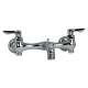 Exposed Yoke Wall Mount Service Sink Faucet with Vandal - Resistant Handles and 3