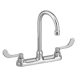 6405.170.002 Kitchen Faucet with Longer Lever Handles and Deck Plate in Chrome