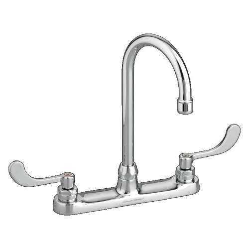 6405.170.002 Kitchen Faucet with Longer Lever Handles and Deck Plate in Chrome