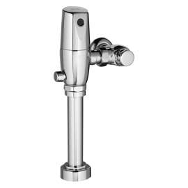 Selectronic Exposed Dual Flush 1.1/1.28 GPF Battery Powered Toilet Flush Valve for Top Spud in Chrome