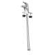 1-Handle Centerset Bathroom Faucet with 50/50 Drain in Polished Chrome