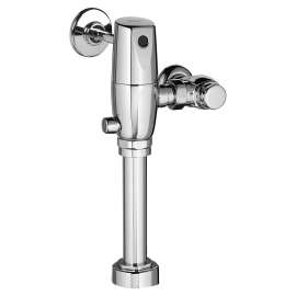 1.28 / 1.1 GPF Base Model Exposed AC Toilet Flush Valve with Dual Flush in Polished Chrome