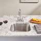 Delancey Centerset Bar Sink Faucet in Stainless Steel