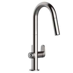 Beale MeasureFill Touch Single-Handle Pull-Down Sprayer Kitchen Faucet in Stainless Steel