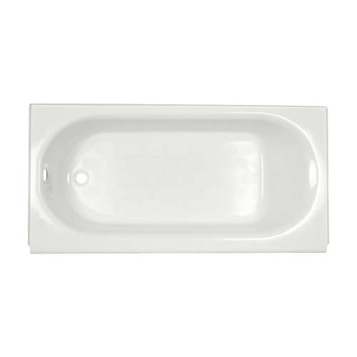 2390.202ICH.020 Americast Bath 60-in x 30-in with Intergral Apron, Left Hand Outlet, and Tiling Flange