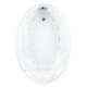 Savona Acrylic 60-In X 42.25-In Oval Drop-In Whirpool Bathtub