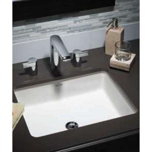 Boxe Undermount Sink L/Holes in White