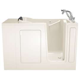 2848.609.WR-M As Walk In Tubs 28-in. x 48-in. Walk-In Whirlpool Massage Bathtub with Right-Hand Drain and Tub Faucet