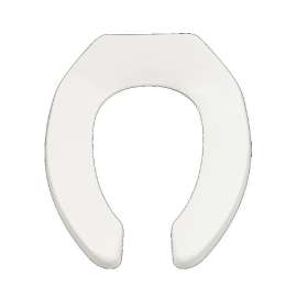 Open Front Everclean Seat without Cover in White