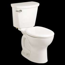 Cadet 1.6 GPF 2-Piece Round Front Toilet With 10-In Rough-In