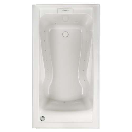 60-in. x 32-in. Deep Soak EverClean Air Bath with Apron and Left Hand Drain in White