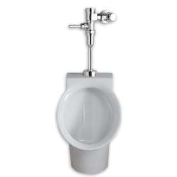 0.125 GPF Urinal System with Manual Flush Valve in White