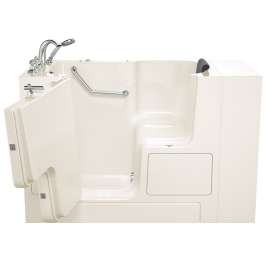 32-in. x 52-in. Outward Opening Door Walk-In Soaking Bathtub with Left Door/Drain and Tub Faucet