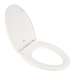 Elongated Closed-Front Toilet Seat with Slow Close and Everclean in White