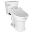 Advanced Clean 2.0 SpaLet Bidet Seat with Remote Control Operation in White