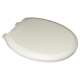 Slow-Close Round Toilet Seat in Linen