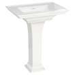 Town Square S Fine Fireclay 30-in Rectangular Pedestal Sink