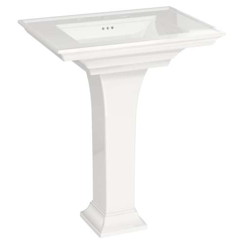 Town Square S Fine Fireclay 30-in Rectangular Pedestal Sink