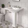 Town Square S Fine Fireclay 30-in Rectangular Pedestal Sink