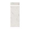 Silhouette 36-in x 84+12-in Glue to Wall Transition Wall Panel, Pearl Stone
