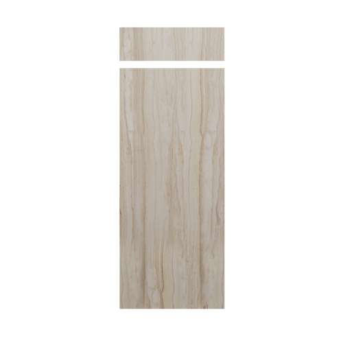 Silhouette 36-in x 84+12-in Glue to Wall Transition Wall Panel, Jupiter Stone