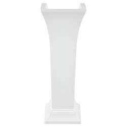 0056001.020 Town Square S Pedestal Leg, White