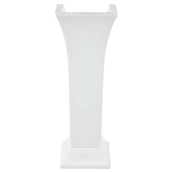 0056001.020 Town Square S Pedestal Leg, White
